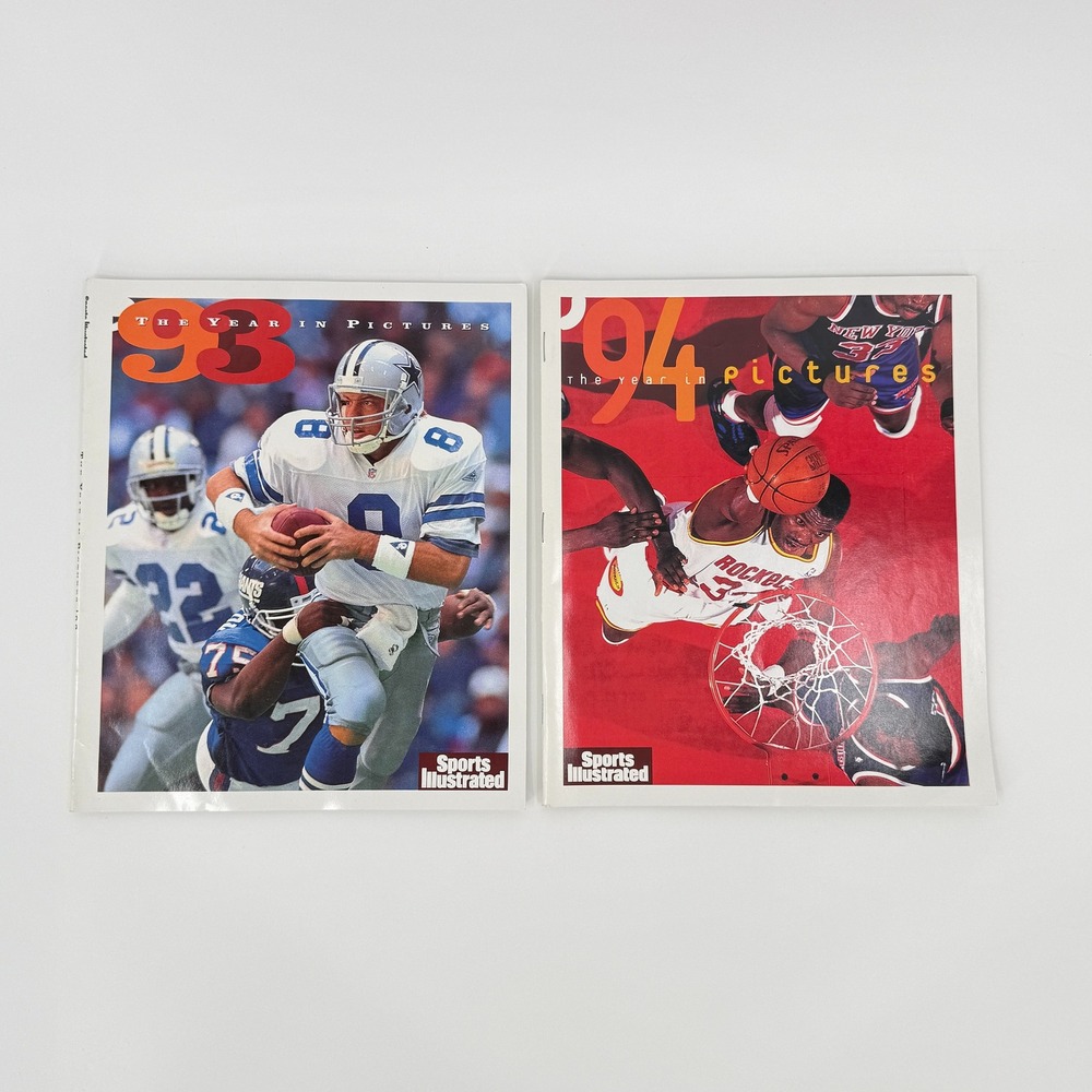 Sports Illustrated Year in Pictures 1993 1994 Aikman Olajuwon Jordan World Cup